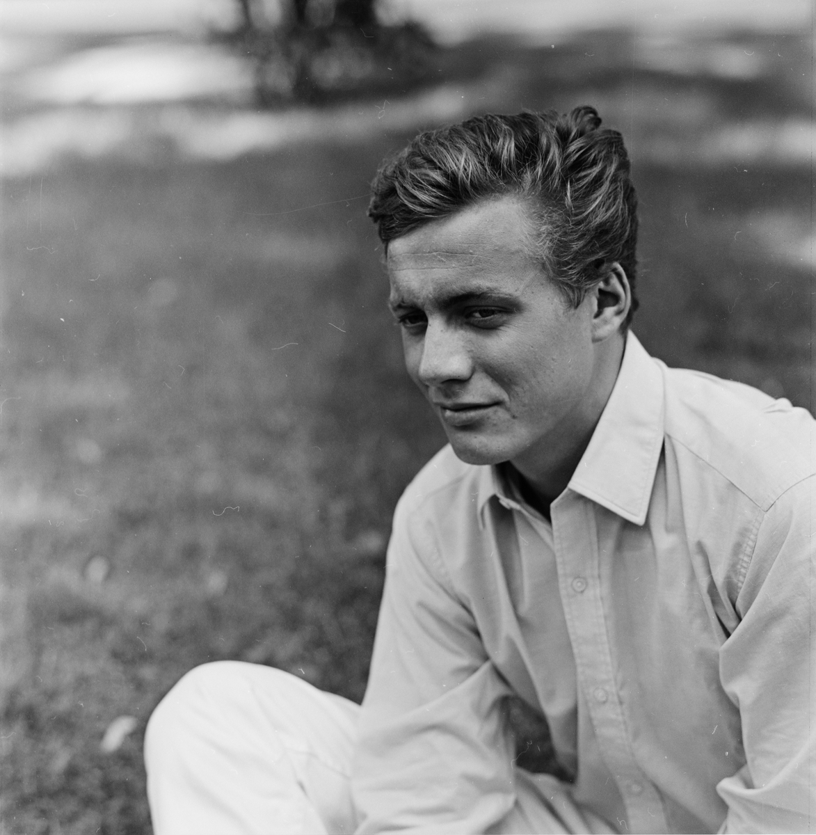 Skådespelaren LarsErik Uppsala juli 1964 Upplandsmuseet