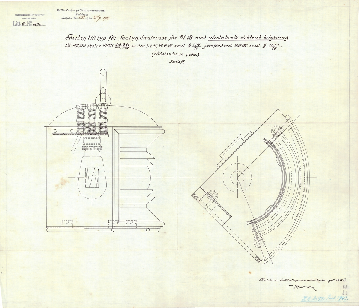 Ritning Marinmuseum Digitaltmuseum