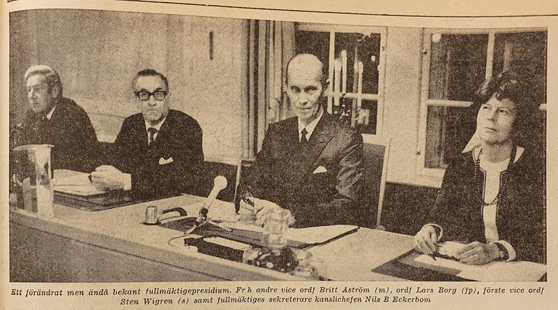 Linköpings kommuns första kommunfullmäktigesammanträde 11 december 1970, Östgöta correspondenten 1970-12-12