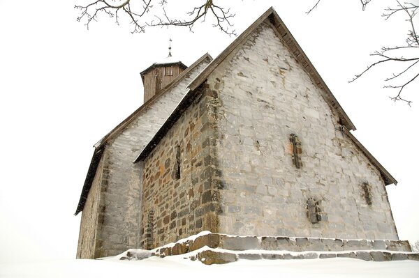 Hvitrimet Sct. Petri/ Tingelstad gamle kirke, Tingelstadhøgda ved Hadeland Folkemuseum 2013