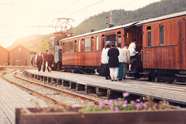 Thamshavnbanen på Løkken stasjon