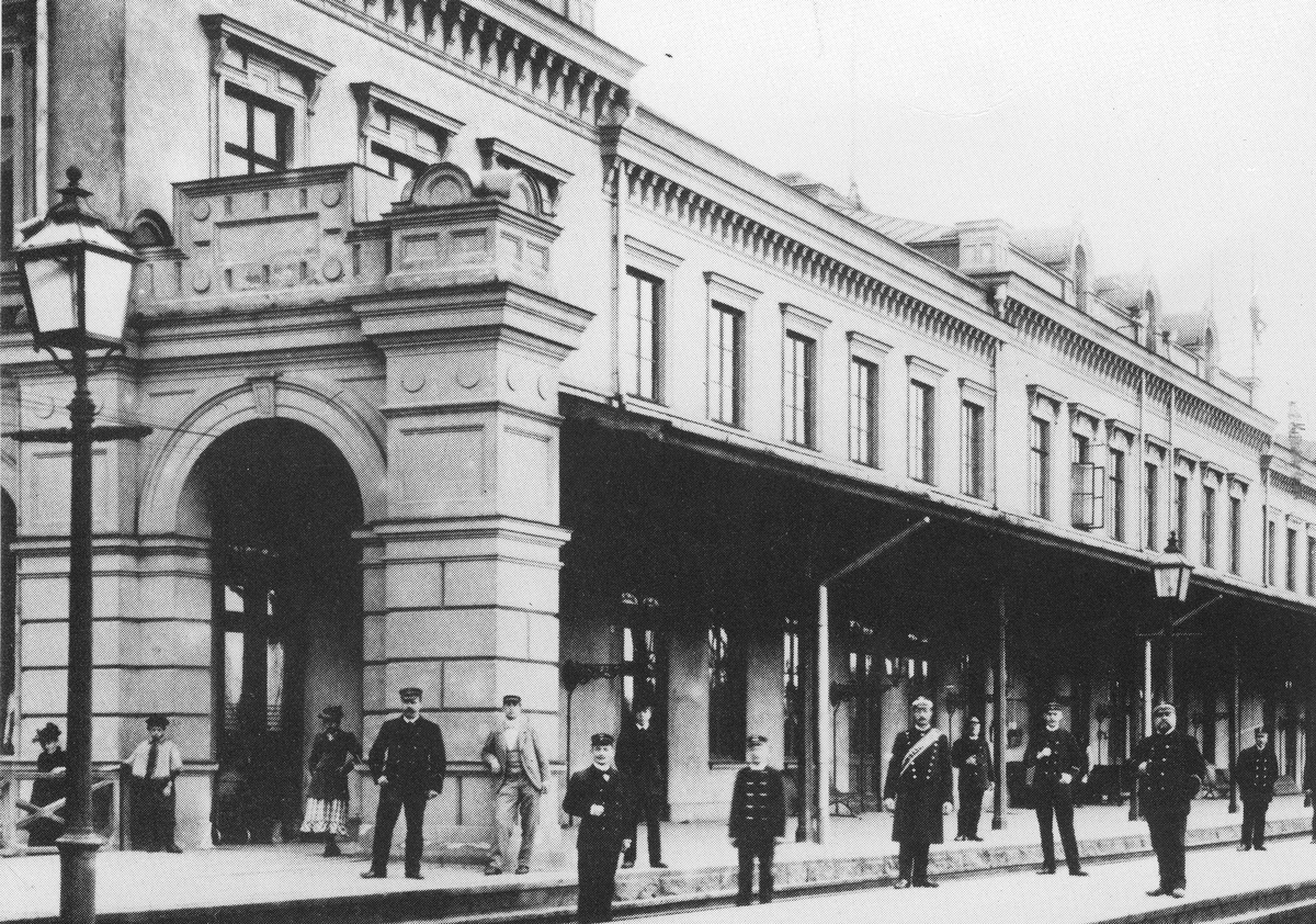Gävle centralstation. - Järnvägsmuseet / DigitaltMuseum