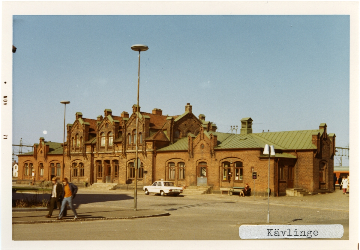 Kävlinge station. Järnvägsmuseet / DigitaltMuseum