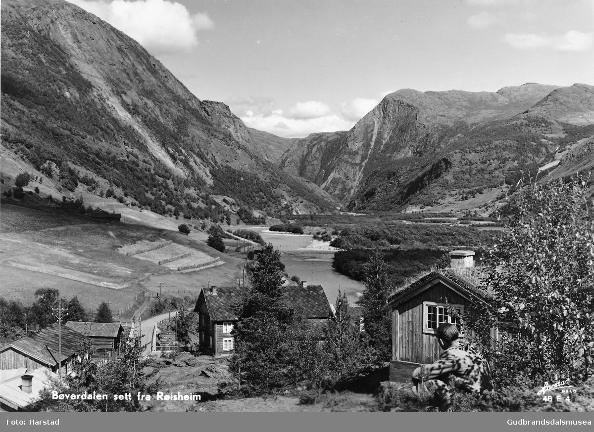 Boverdalen Sett Fra Roisheim Gudbrandsdalsmusea As Digitaltmuseum