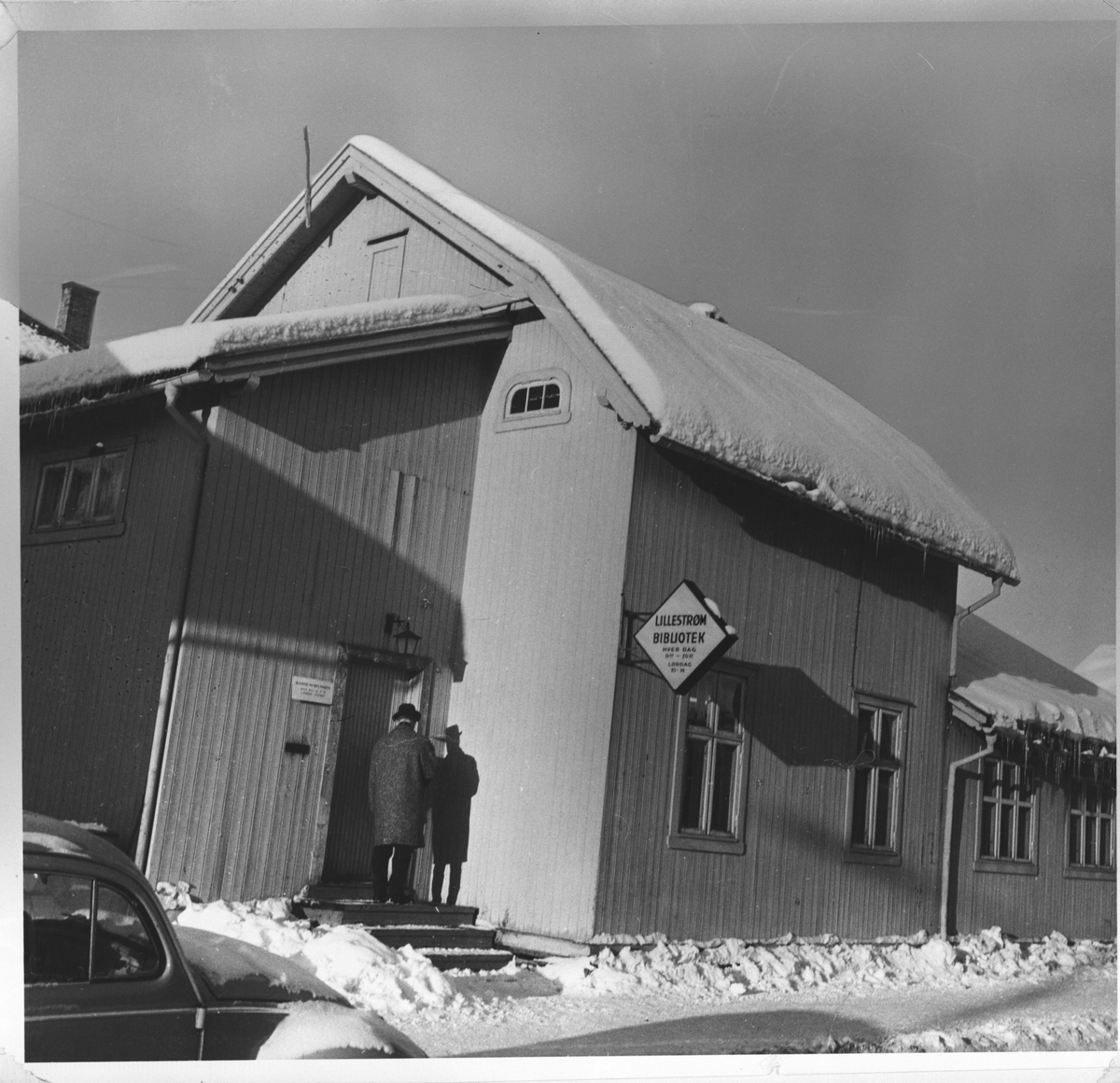 Lillestrøm bibliotek. - Akershusbasen / DigitaltMuseum