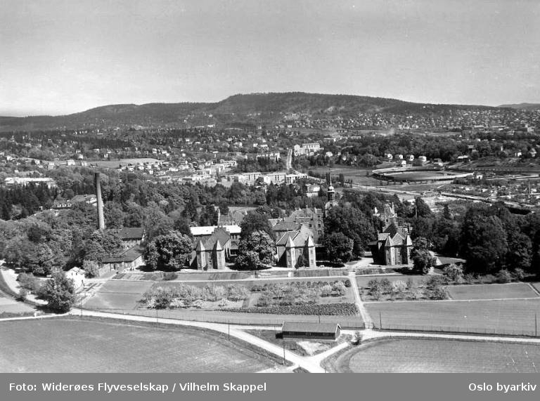 Gaustad Sykehus Oslo Byarkiv Digitaltmuseum