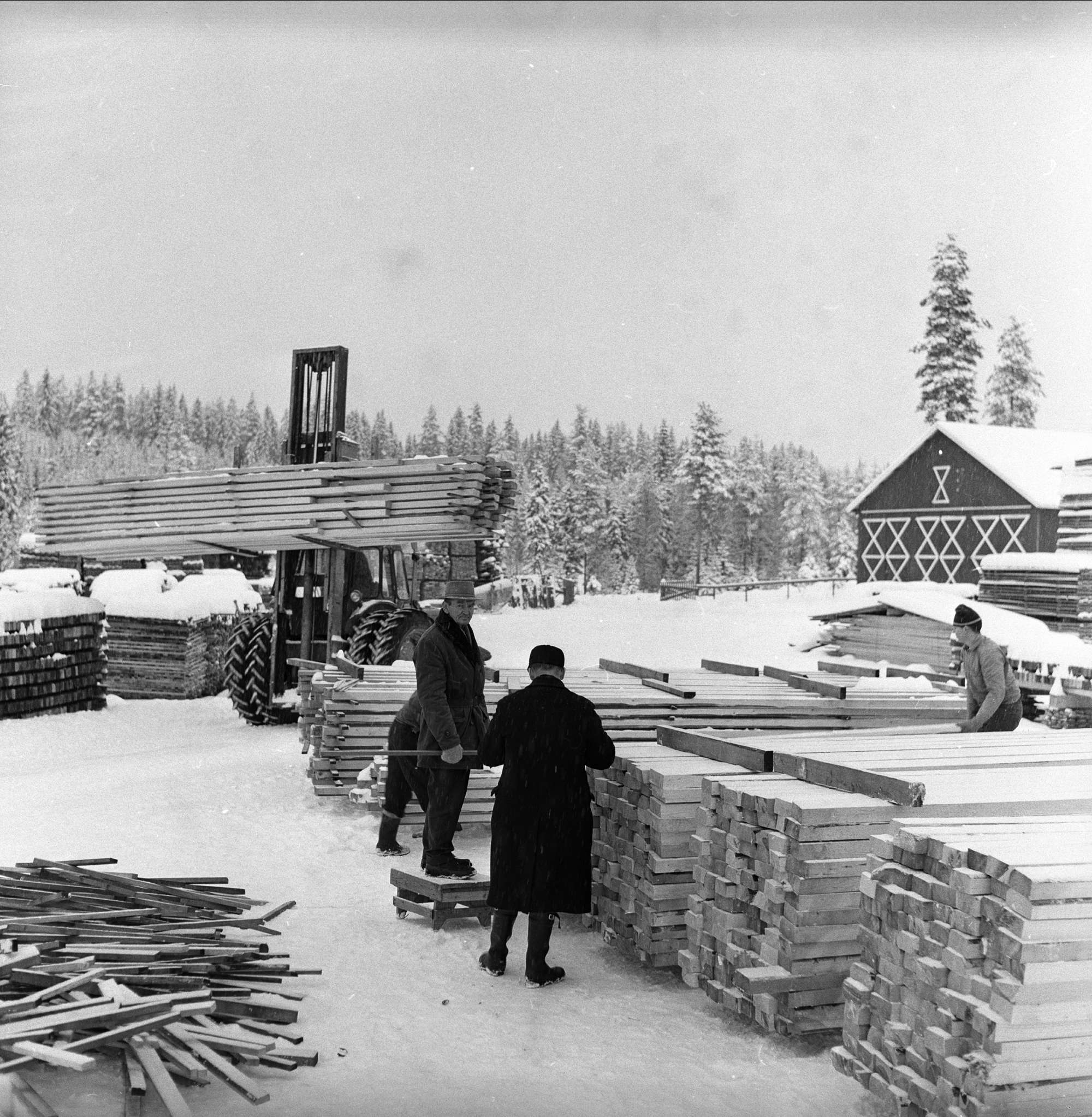 Nord-Odal, Hedmark, 01.12.1964. Industi, sagbruk. - Norsk Folkemuseum ...
