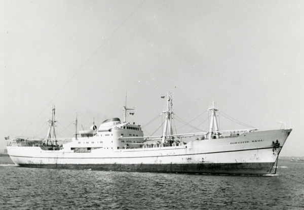 M/S 'Birgitte Skou' (b.1960, Kieler Howaldtswerke A.G., Kiel). - Norsk ...